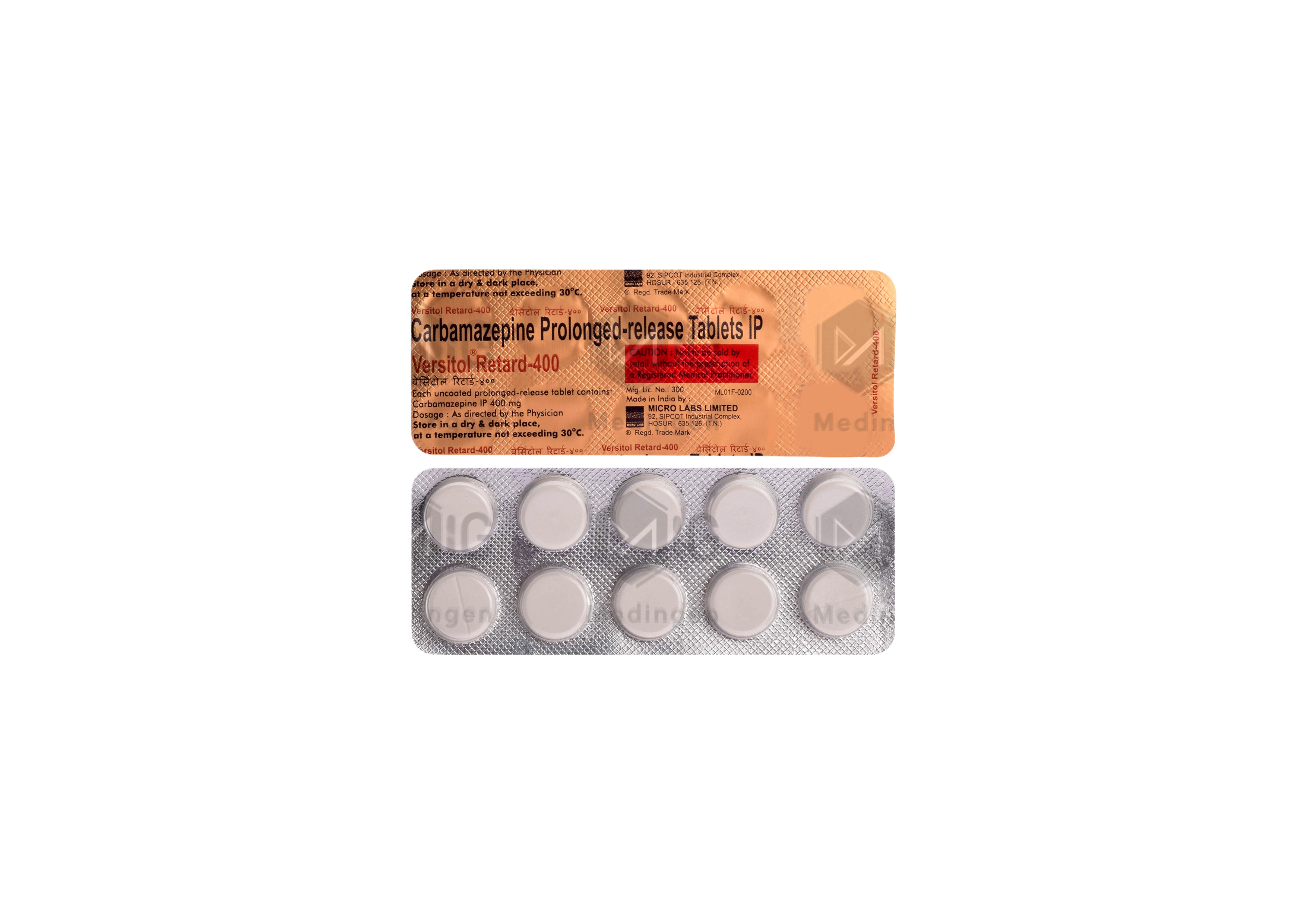 VERSITOL RETARD 400MG
